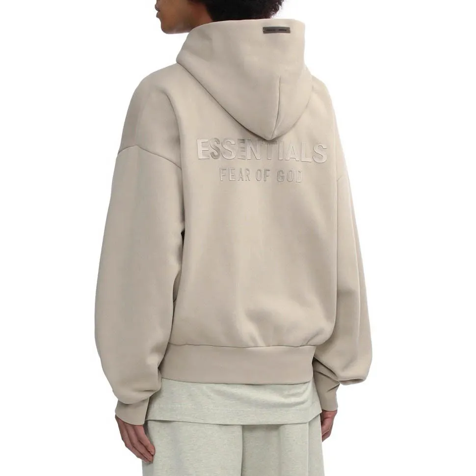 🎀Hot Sale 🎀128 【 Brown】Fear of God Essentials SS 25 Classic Hoodie Same Style 2025 Size：XS-XL ： Heather Stone Brown TIMBER Homestad Heather Black JET BLACK